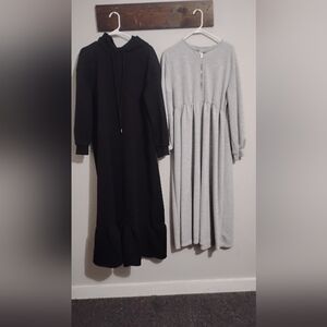 Two Sweatshirt Abayas $25 Total
